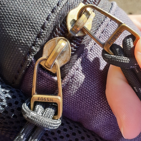 Fossil faded Black Denim Backpack - Picture 16 of 16